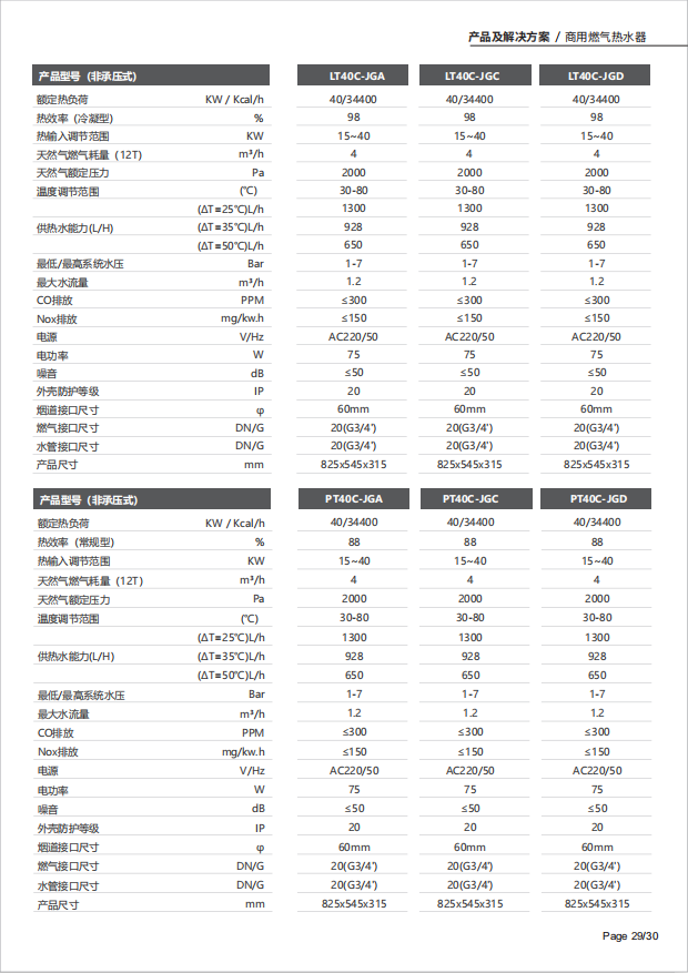 冷凝式商用燃气热水器